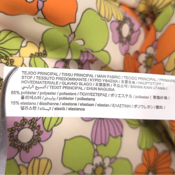 ZARA Women’s Multicolor Floral Sweetheart Neck Sexy Mini Dress 8342/370 SMALL - Picture 16 of 16